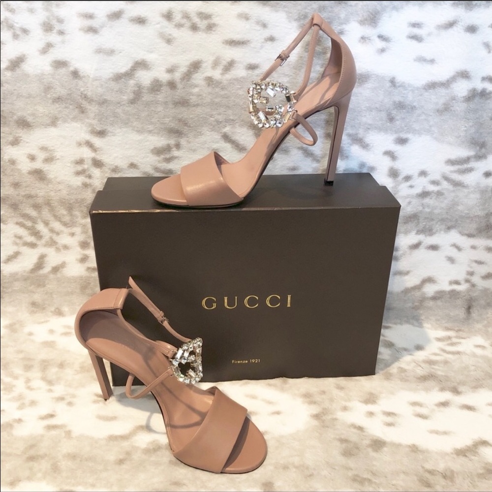 Gucci crystal sandals